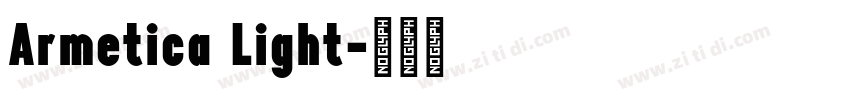 Armetica Light字体转换